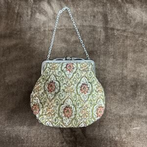 Richere Bag Walborg White Cream Vintage Beaded Bag Small Clutch Purse